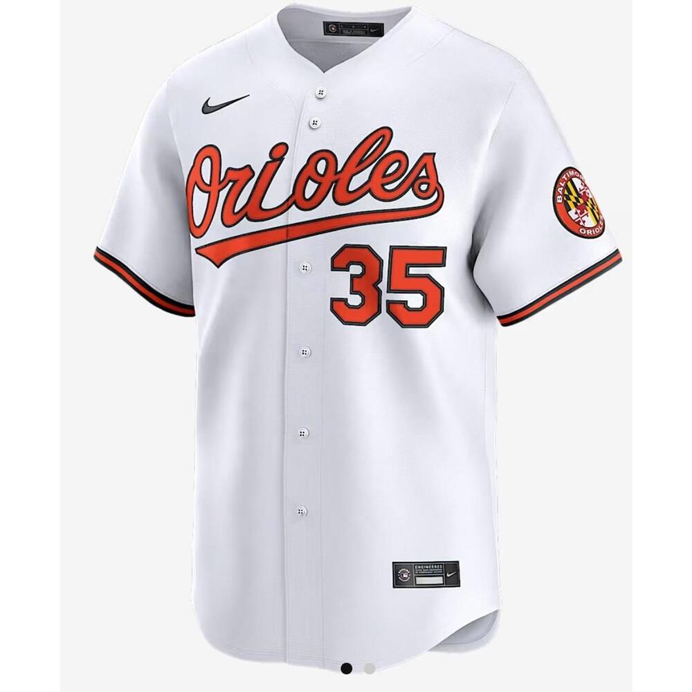 Nike Baltimore Orioles Adley Rutschman Vapor Limited Home Jersey Men's Sz L NWT